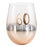 Rose Gold Ombre Stemless Wine  Glass Assorted Ages