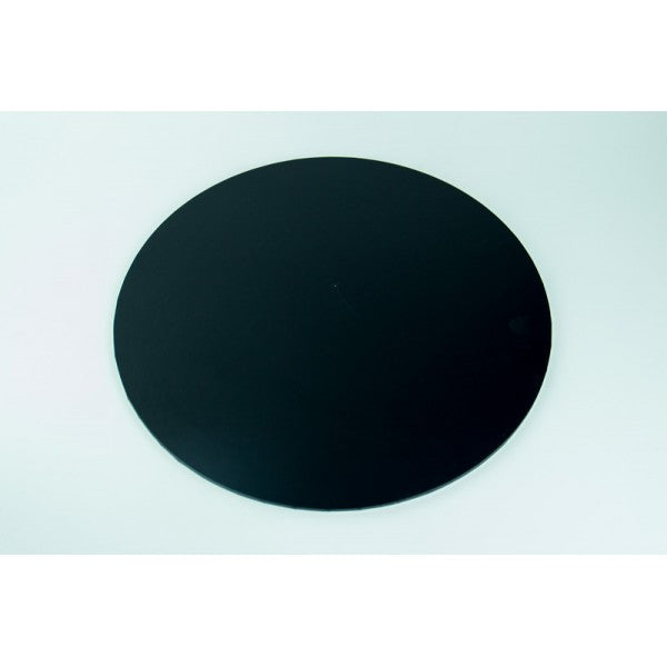 Round Black Masonite Cake Board