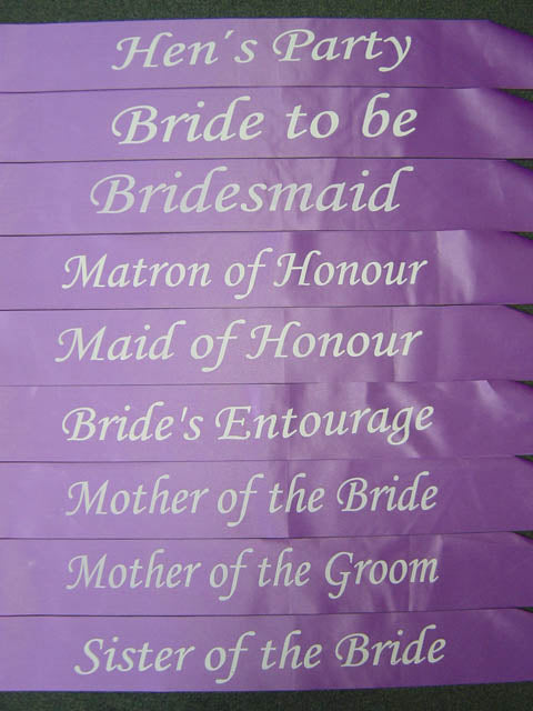 Bride to Be Sash