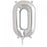 16'' Silver Foil Balloon Alpha O