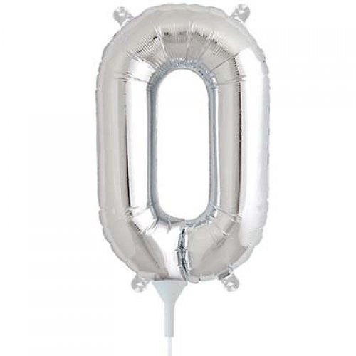 16'' Silver Foil Balloon Alpha O