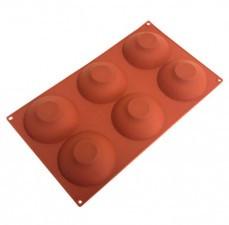 6 Cup Large Hemisphere Silicone Mould