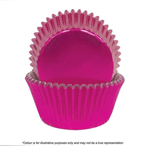 Cakecraft | 408 Pink Foil Baking Cups | Pack of 72