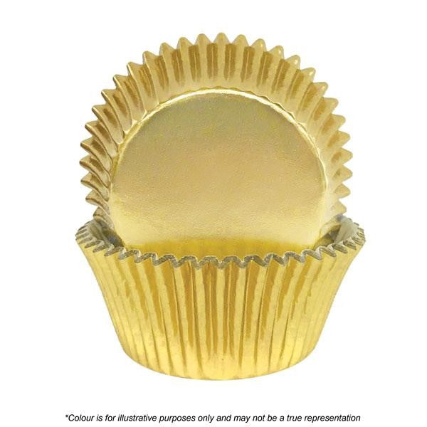 Cake Craft | 408 Gold Foil Baking Cups | Pack Of 72