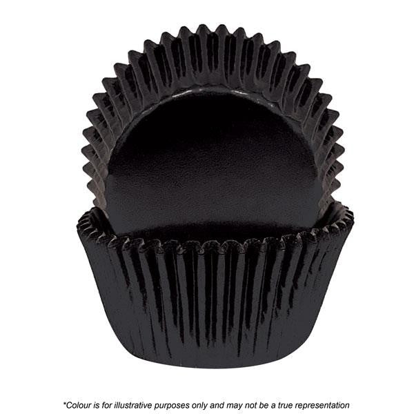 Cakecraft | 700 Black Foil Baking Cups | Pack Of 72