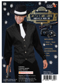 20's Gangster Costume Adult
