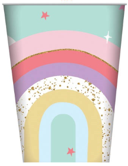 Rainbow Cups 8Pk