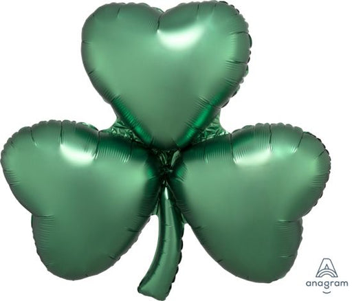 Foil Super Shape Emerald Shamrock