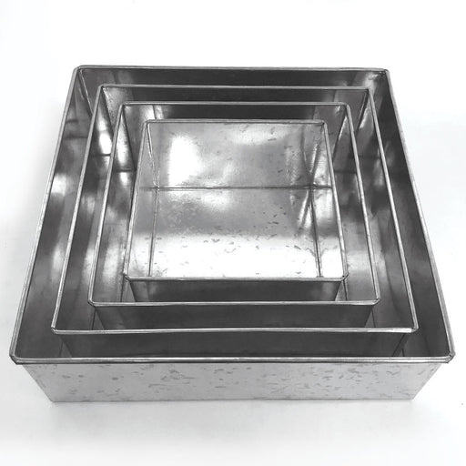 5 Inch Square Pan Set - 4 Piece - Hire