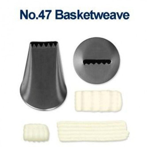 Loyal | #47 Basketweave | Piping Tube | Stainless Steel