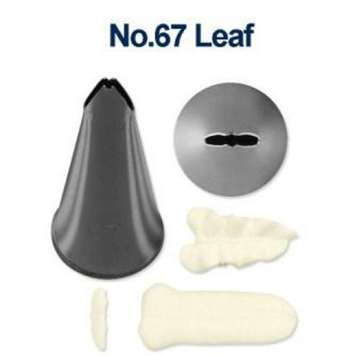 Loyal | #67 Leaf | Piping Tube | Stainless Steel