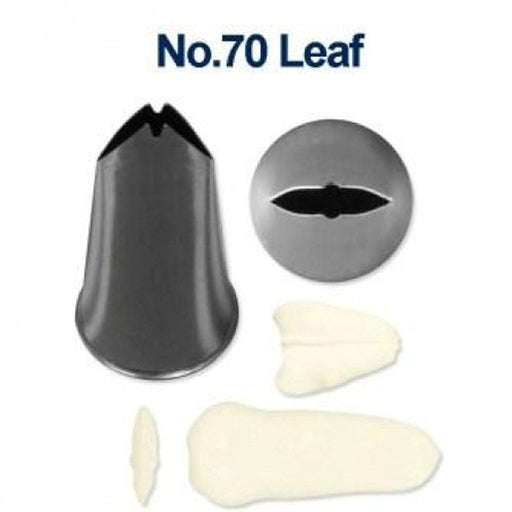 No. 70 Leaf Stainless Steel Piping Tip