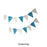 Bunting Royale 5m (Milano design ) Teal/White