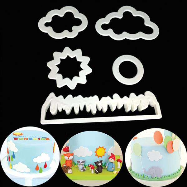 Grass/Sun/Cloud Cutter Set | 5 Piece