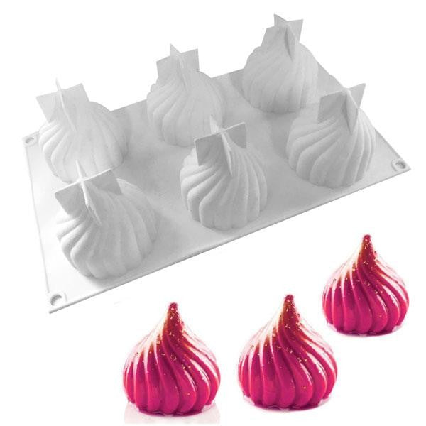 Soft Serve Swirl Silicone Mould