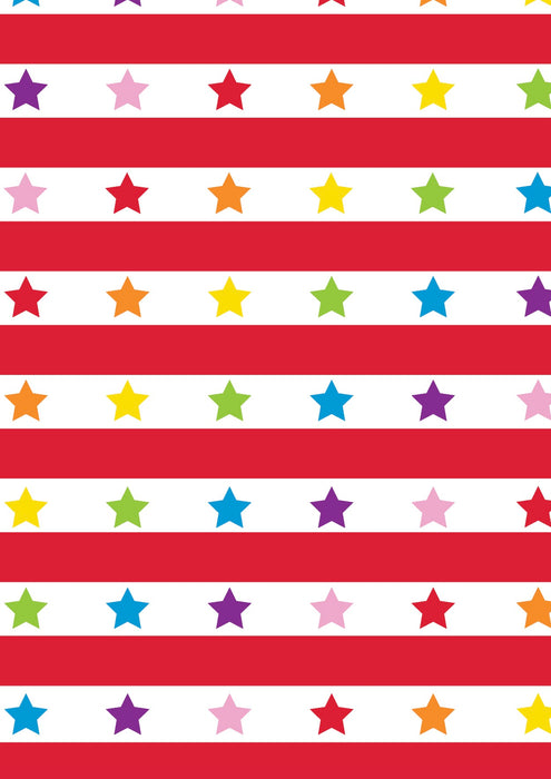 Folded Gift Wrap Stars & Stripes