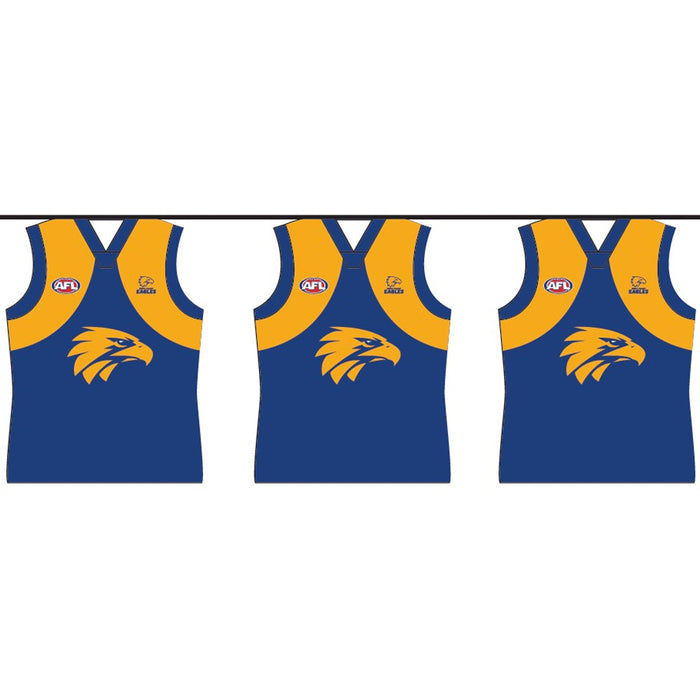 West Coast Eagles Party Bunting 4m