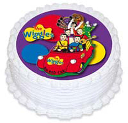 The Wiggles Round Edible Icing Image - 6.3 Inch 16cm