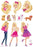 Barbie - Character Sheet A4 Edible Image