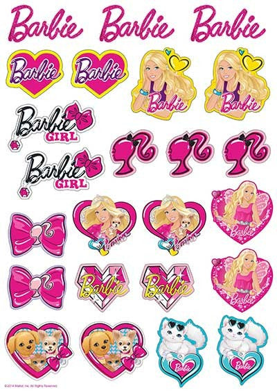 Barbie - Icons Sheet A4 Edible Image