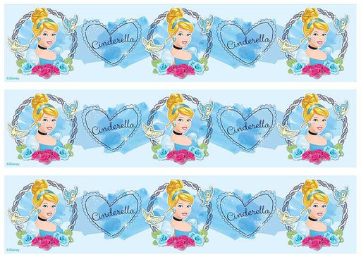 Disney Princess - Cinderella Cake Strips A4 Edible Image