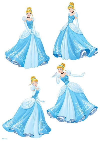 Disney Princess - Cinderella Character Sheet A4 Edible Image
