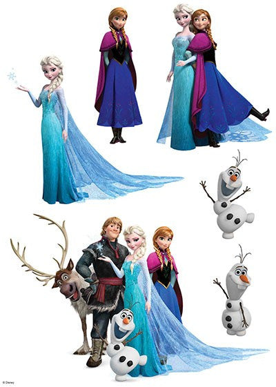 Disney Frozen - Character Sheet A4 Edible Image