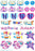 Hoot Icons Sheet A4 Edible Image