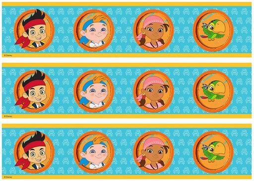 Disney Jake And The Never Land Pirates - Cake Strips A4 Edible Image