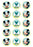 Mickey Mouse - 2 Inch/5cm Cupcake Image Sheet - 15 Per Sheet