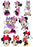 Minnie Mouse - With Daisy Duck Character Sheet A4 Edible Image