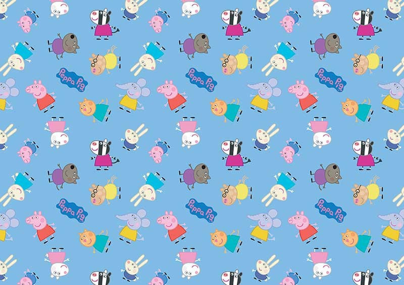 Peppa Pig Pattern Sheet A4 Edible Image