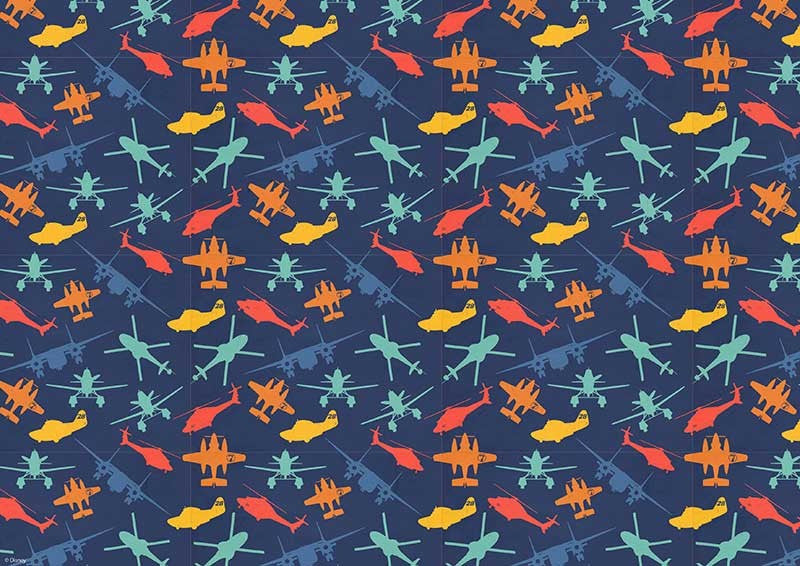 Disney Planes Pattern Sheet A4 Edible Image