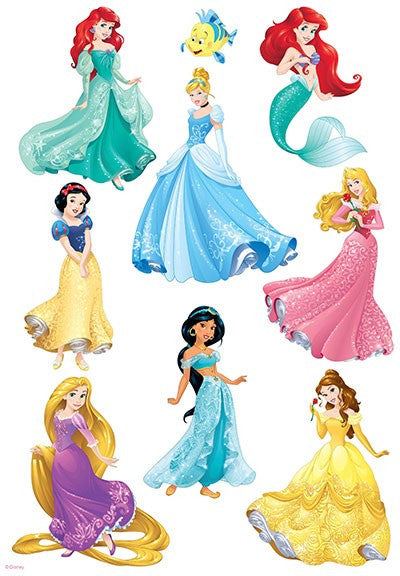 Disney Princess - Character Sheet A4 Edible Image