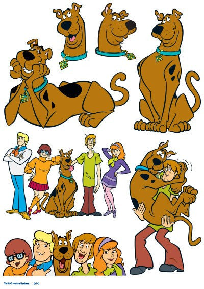 Scooby Doo Character Sheet A4 Edible Image