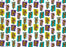Scooby Doo Pattern Sheet A4 Edible Image