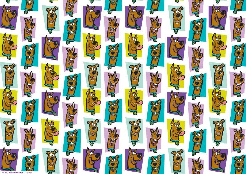 Scooby Doo Pattern Sheet A4 Edible Image