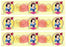 Disney Princess - Snow White Cake Strips Sheet - 3 Strips Per Sheet A4 Edible Image