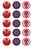 Spiderman - 2 Inch/5cm Cupcake Image Sheet - 15 Per Sheet