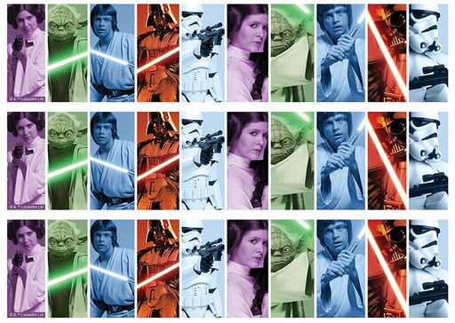 Star Wars - Cake Strips A4 Edible Image