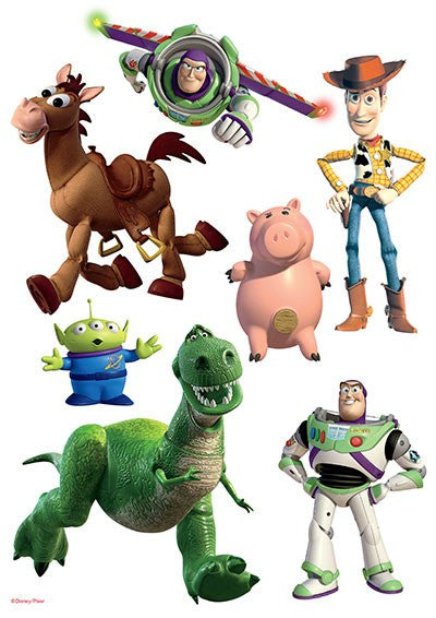 Toy Story - Buzz, Woody, Rex, Alien Etc Character Sheet A4 Edible Image