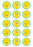 Tweety - 2 Inch/5cm Cupcake Image Sheet - 15 Per Sheet