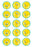 Tweety - 2 Inch/5cm Cupcake Image Sheet - 15 Per Sheet