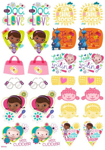 Doc Mcstuffins - Icon Sheet A4 Edible Image