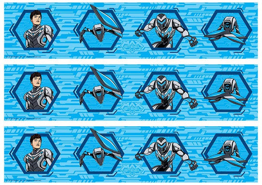 Max Steel Cake Strips A4 Edible Image