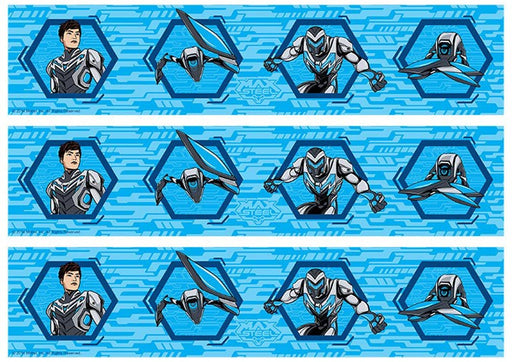 Max Steel Cake Strips A4 Edible Image