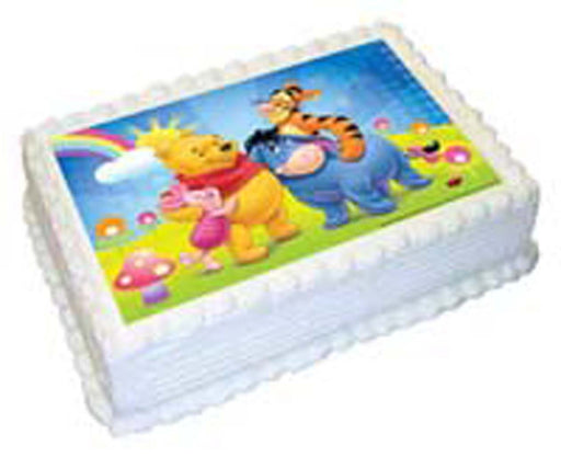 Winnie The Pooh And Friends - A4 Edible Icing Image - 29.7cm X 21cm (Approx.)
