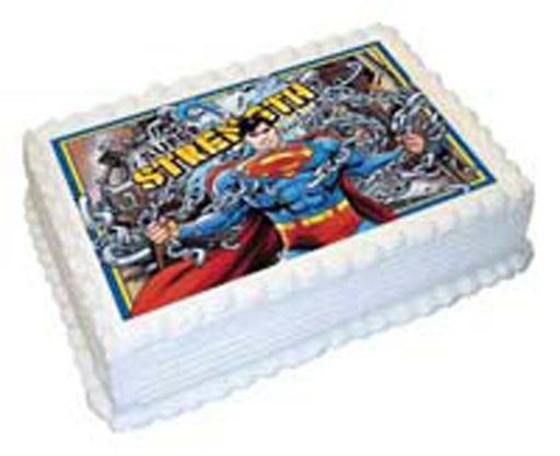 Superman - A4 Edible Icing Image - 29.7cm X 21cm (Approx.)