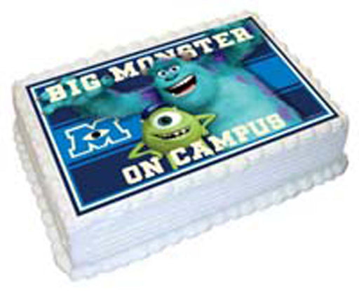 Monsters University - A4 Edible Icing Image - 29.7cm X 21cm (Approx.)