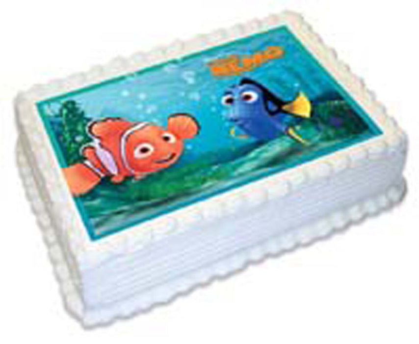 Finding Nemo And Dory - A4 Edible Icing Image - 29.7cm X 21cm (Approx.)